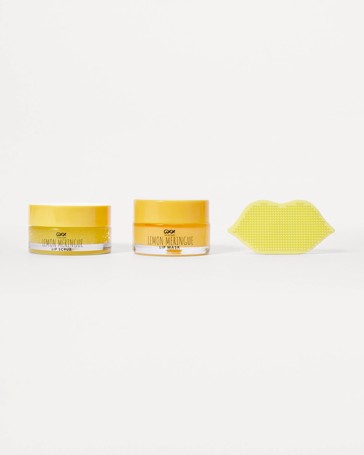 OXX Skincare Lemon Meringue Lip Care Kit- Creamy Lemon Scented