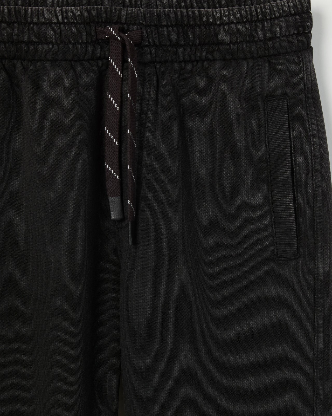Australian Cotton Blend Washed Trackpants - Black Beauty 2 of 2