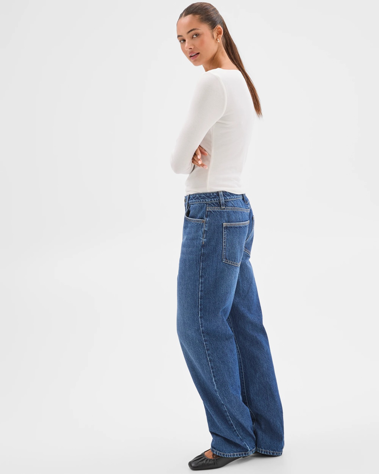 Lily Loves Straight Leg Denim Jeans  6 of 6