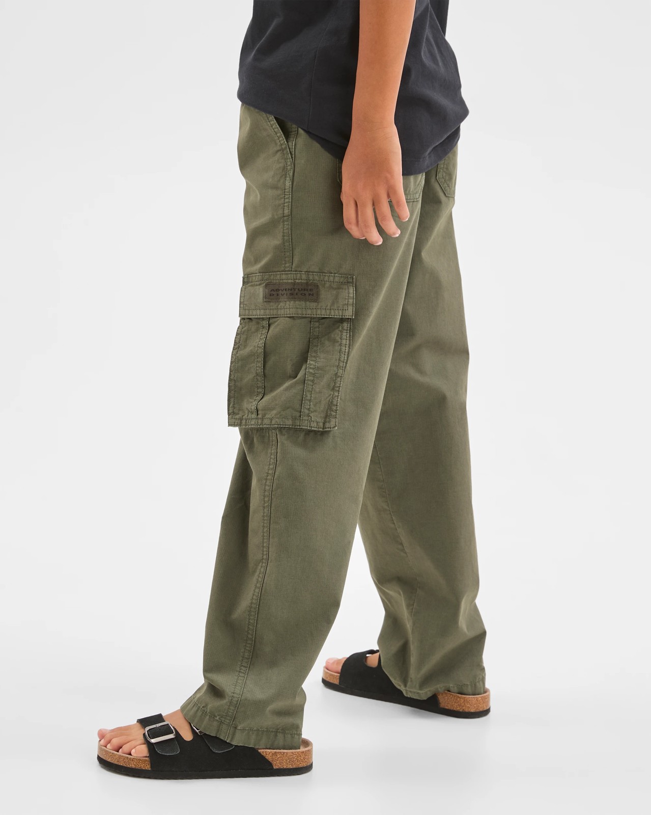 Australian Cotton Elastic Waistband Cargo Pants - Kambaba 4 of 5