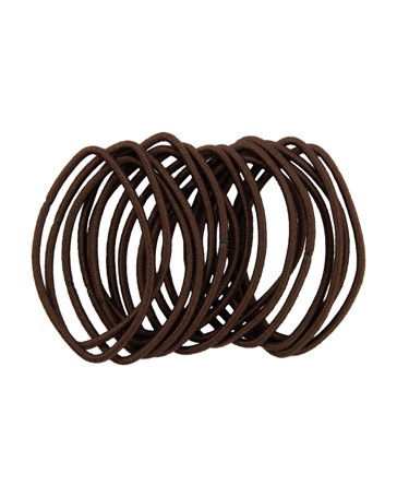 OXX Haircare 16 Piece Hair Elastics - Brown