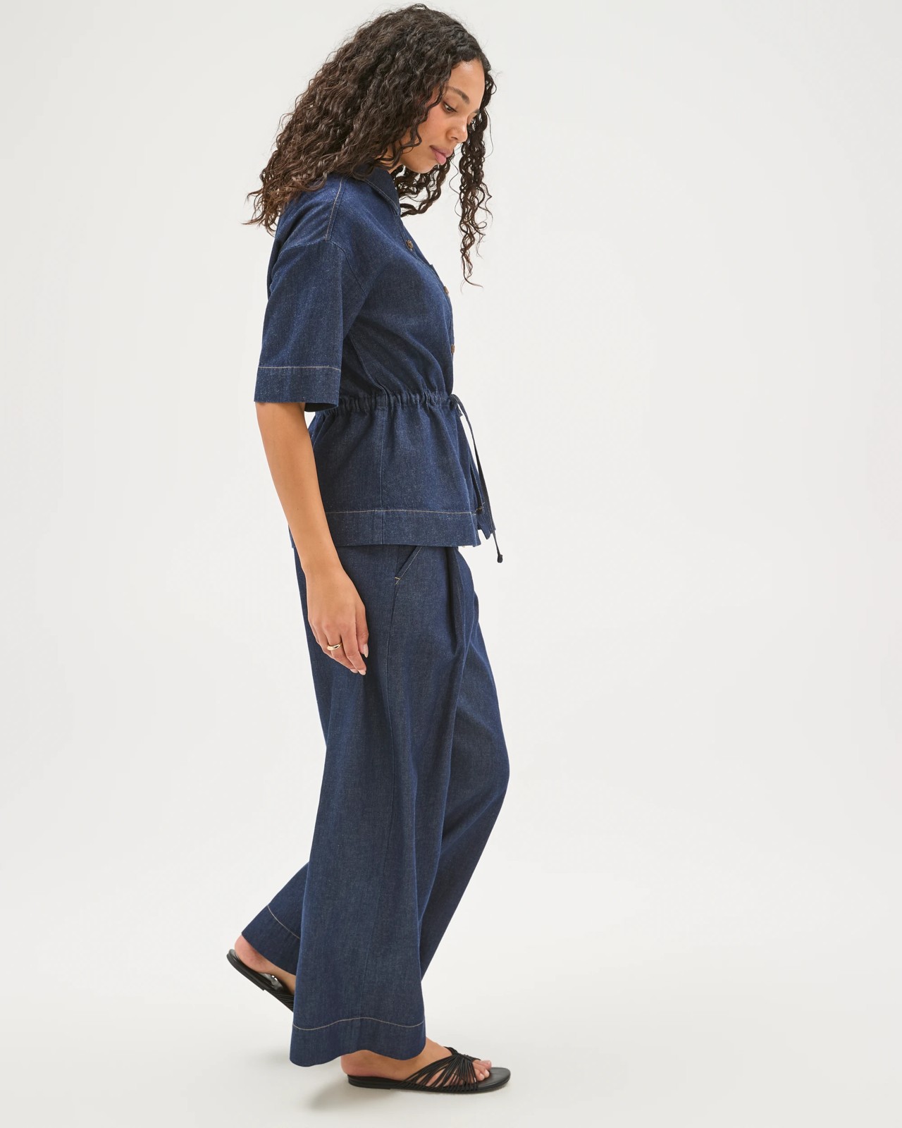 Linen Denim Shirt 4 of 6