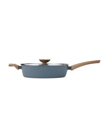 Anko 28cm Linear Saute Pan - Wood Look