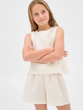 European Linen Shorts