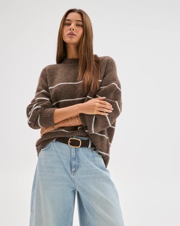 Lily Loves Stripe Knit Pullover Jumper