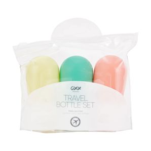 OXX Travel Solutions 3 Pack Travel Bottle Set product image