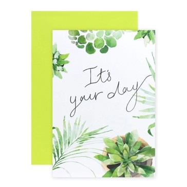 Connections from Hallmark Birthday Card - Gorgeous Green Plants