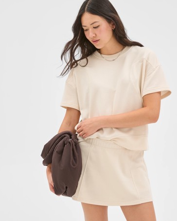 Active Australian Cotton Blend Knit Skirt