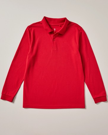 Long Sleeve Polo Top