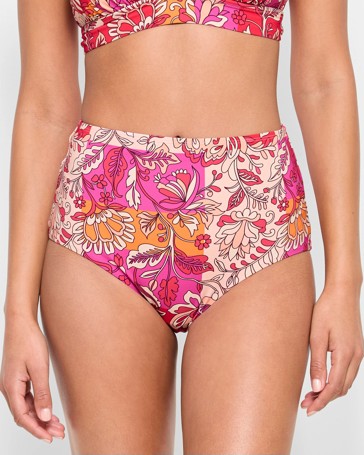 Resort High Waisted Swim Bikini Bottoms - Shape Your Body