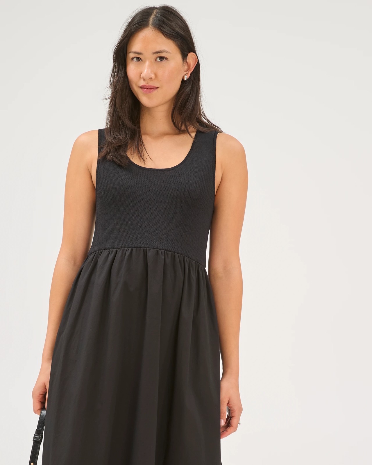 Knit Tank Maxi Dress - Black 4 of 5