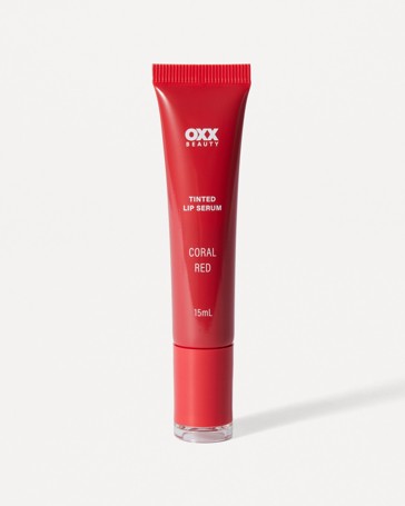 OXX Beauty Lip Care Tinted Lip Serum 15ml - Coral Red
