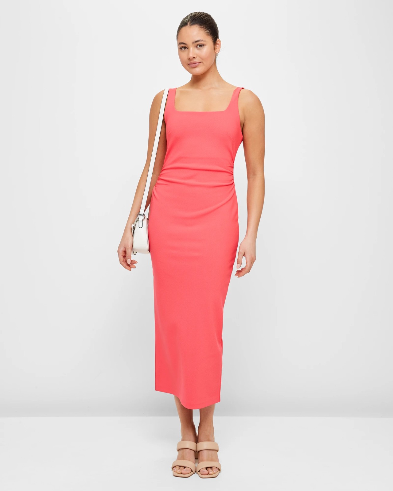 Gathered Side Midi Dress - Lily Loves | Target Australia