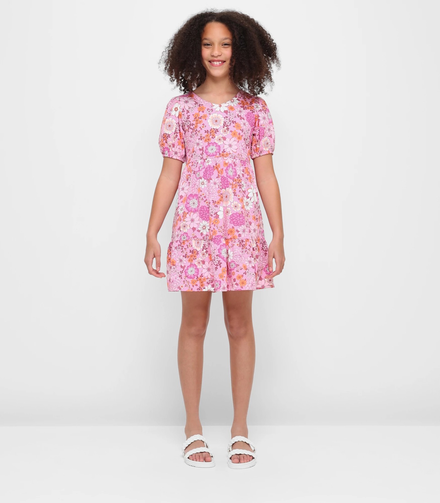 Short Sleeve Floral Dress | Target Australia