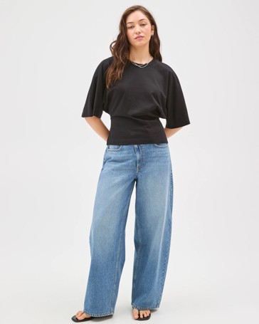 Lily Loves Australian Cotton Tie Detail T-Shirt