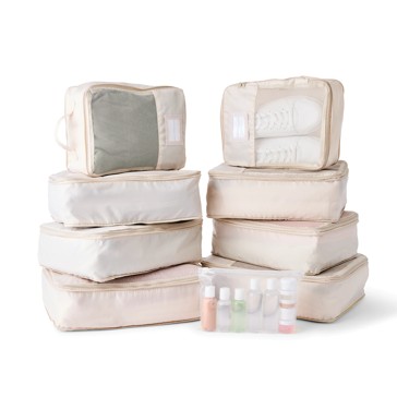 Anko 19 Piece Travel Organisation Set - Beige