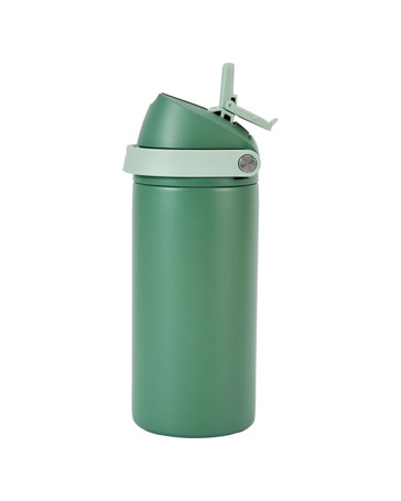 Anko 530ml Olive Dual Lid Drink Bottle