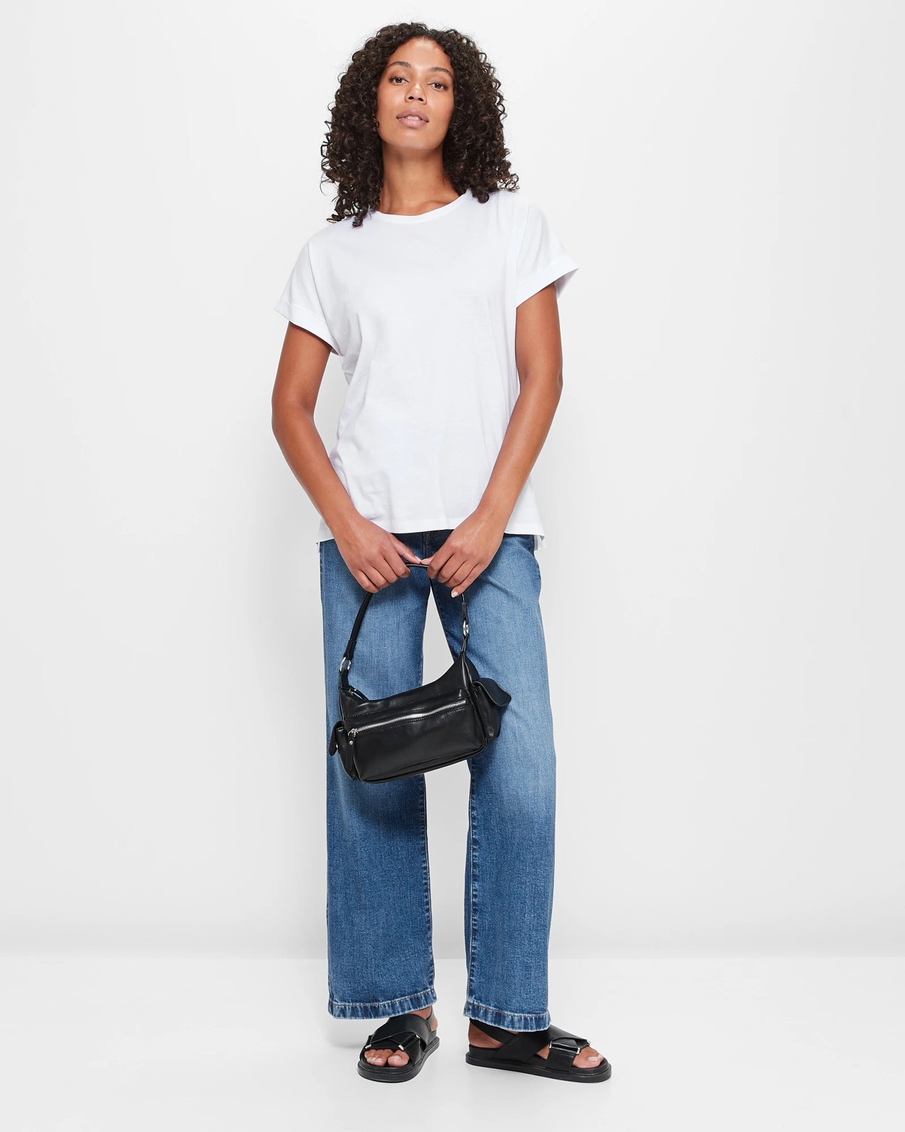 Australian Cotton Slouchy Crew T-Shirt 2 of 5