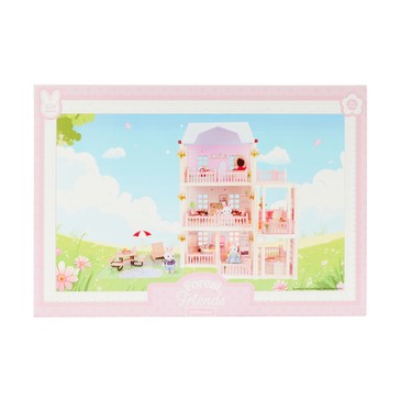 228 Piece Forest Friends Dollhouse Playset