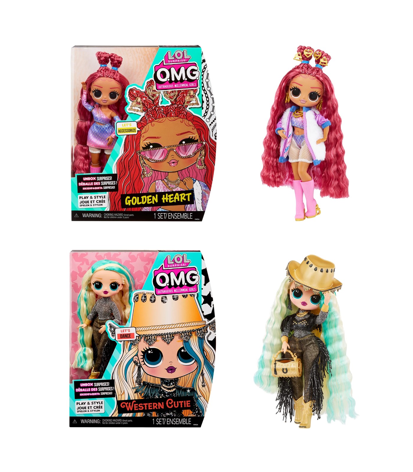 L.O.L. Surprise! O.M.G. Series 7 Fashion Dolls with multiple