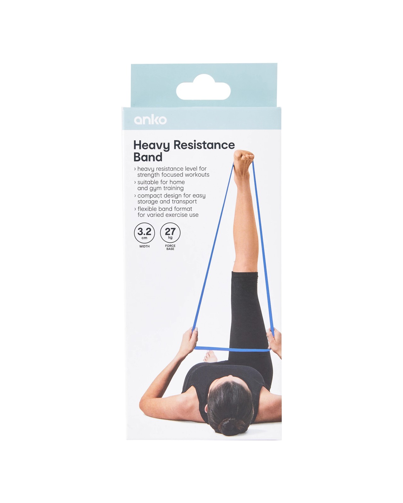 Heavy Resistance Muscle Band, Black - Anko 6 of 6