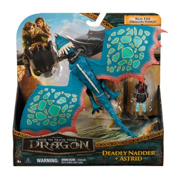 Dreamworks How to Train Your Dragon Deadly Nadder & Astrid Viking Duo Action Figures