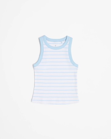 Australian Cotton Racer Back Rib Tank
