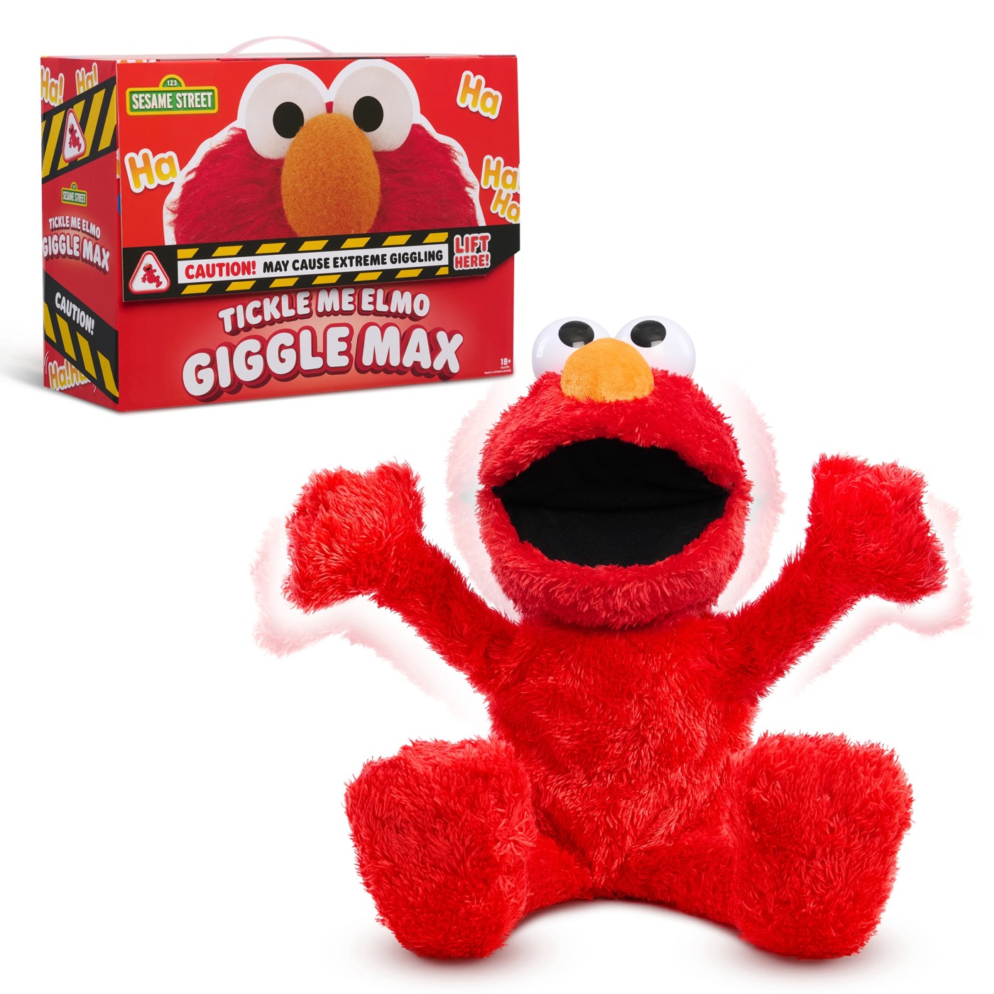 Sesame Street Tickle Me Elmo Giggle Max 2 of 6