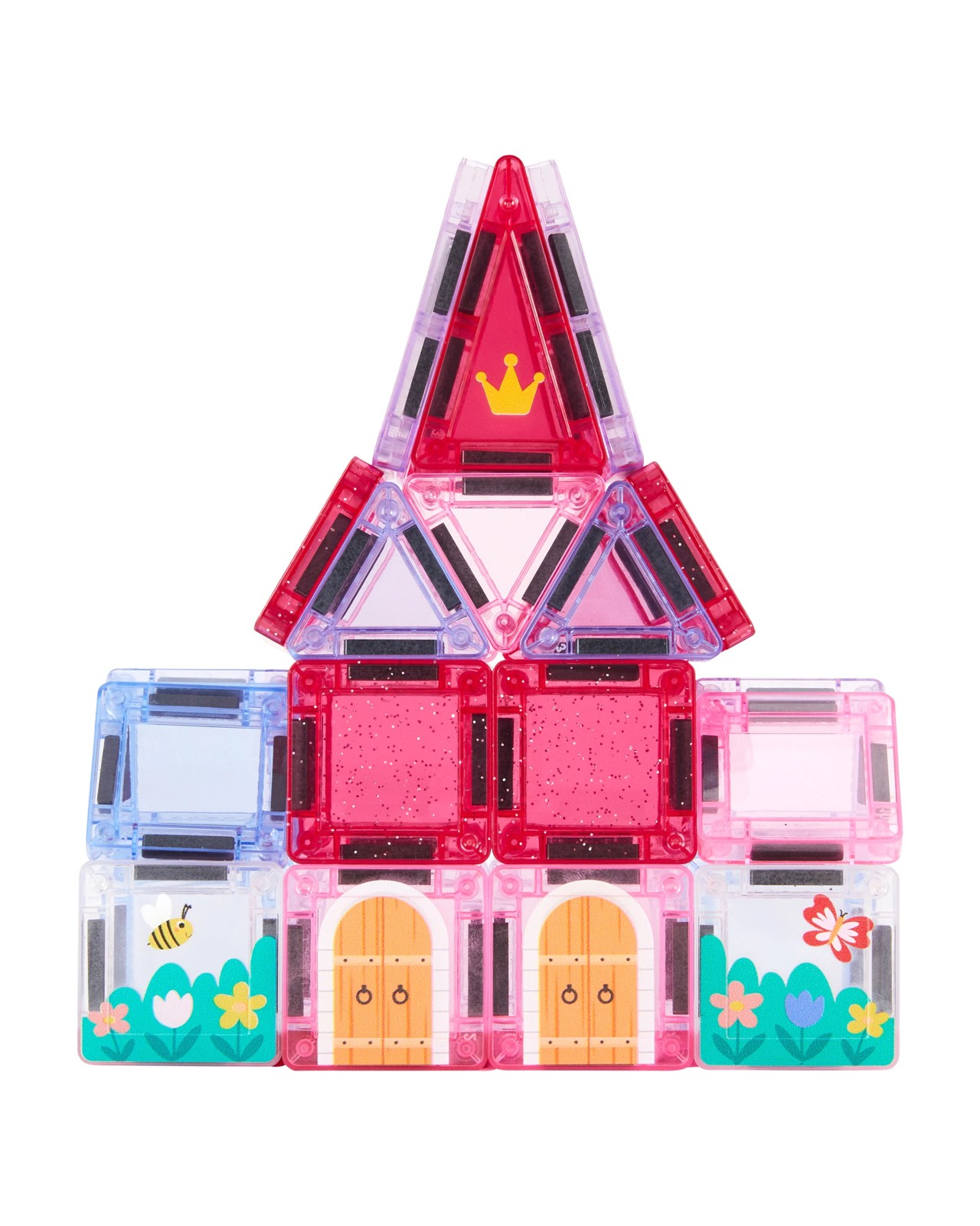 Anko 34 Piece Magnetic Mini Tiles Castle Set 2 of 5