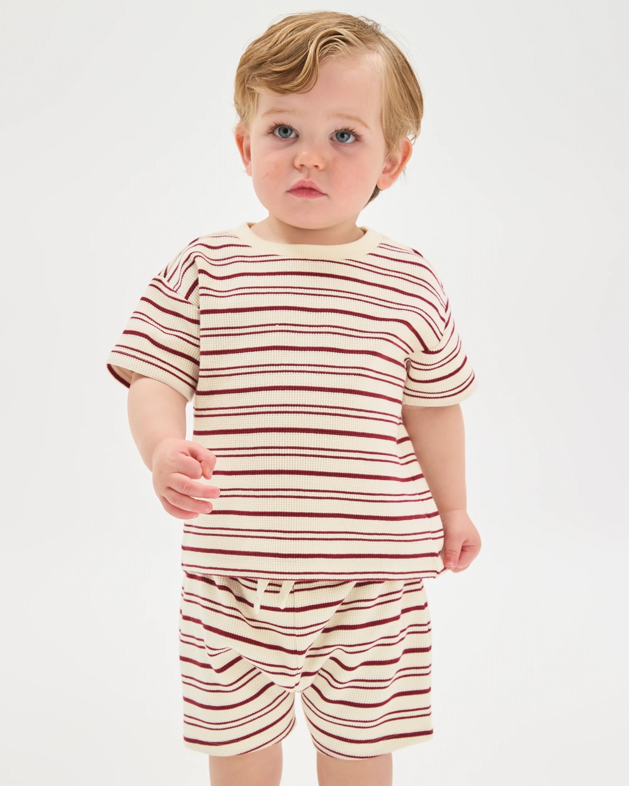 Baby Organic Cotton 2 Pack Waffle Shorts 2 of 6