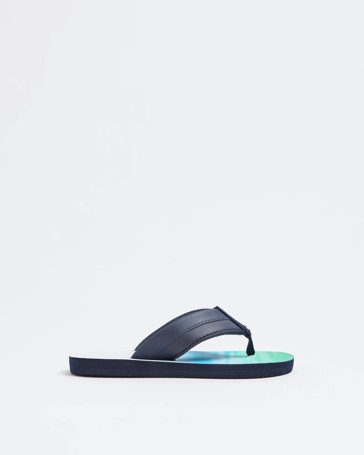 Boys Youth Stripe Thongs