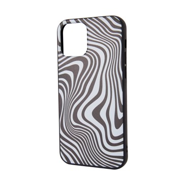 iPhone 12/12 Pro Case, Black Swirl - Anko