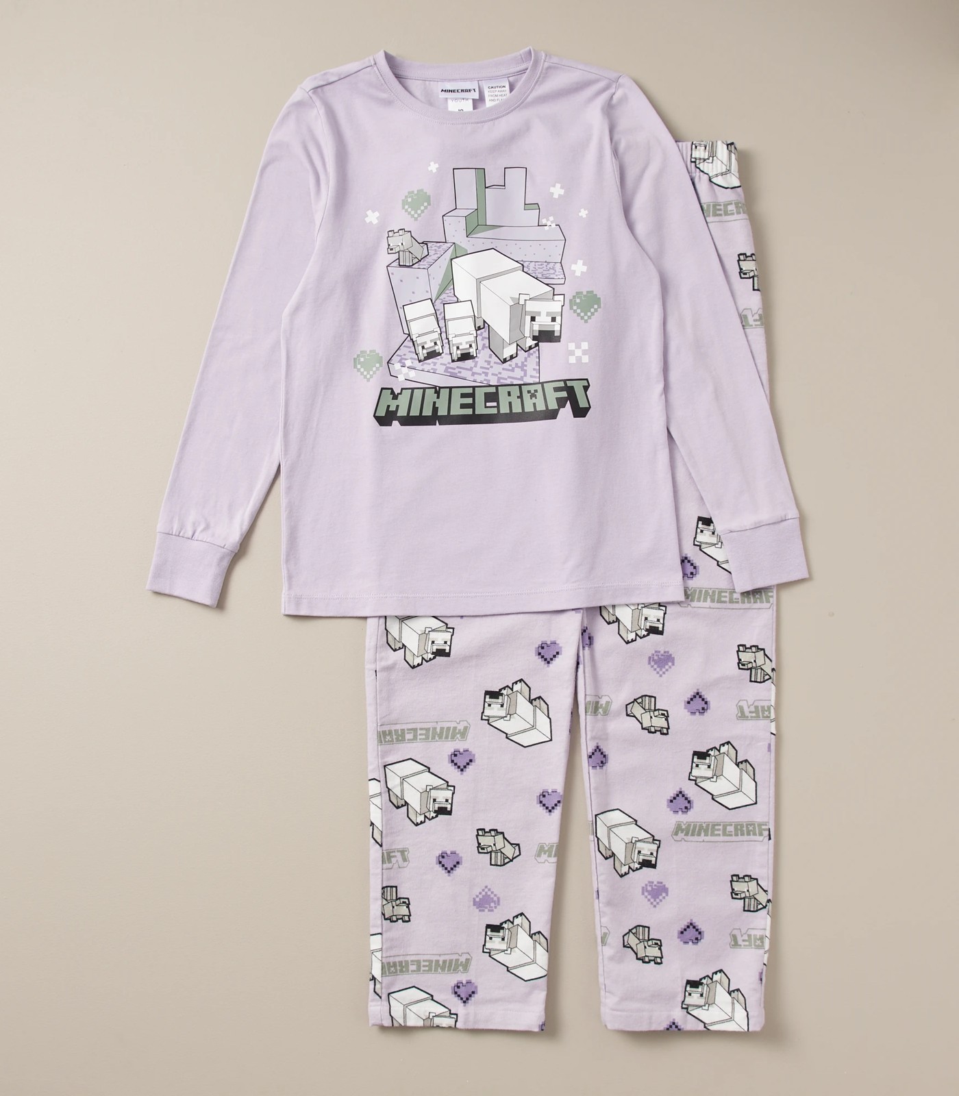 Minecraft Cotton Pyjama Set Target Australia