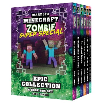 Diary of a Minecraft Zombie Super Special: Epic Collection 6 Book Box Set by Zack Zombie - Book