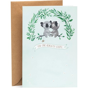 Hallmark Engagement Card - Koala-ty Couple