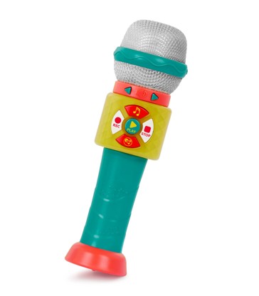 B. toys Shinin' Musical Mic Toy Musical Microphone with Bluetooth