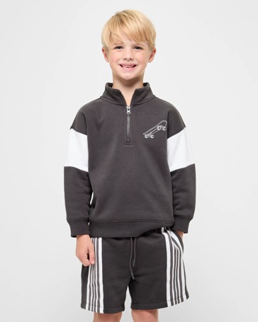 Australian Cotton Blend Jumper and Shorts 2 Piece Set