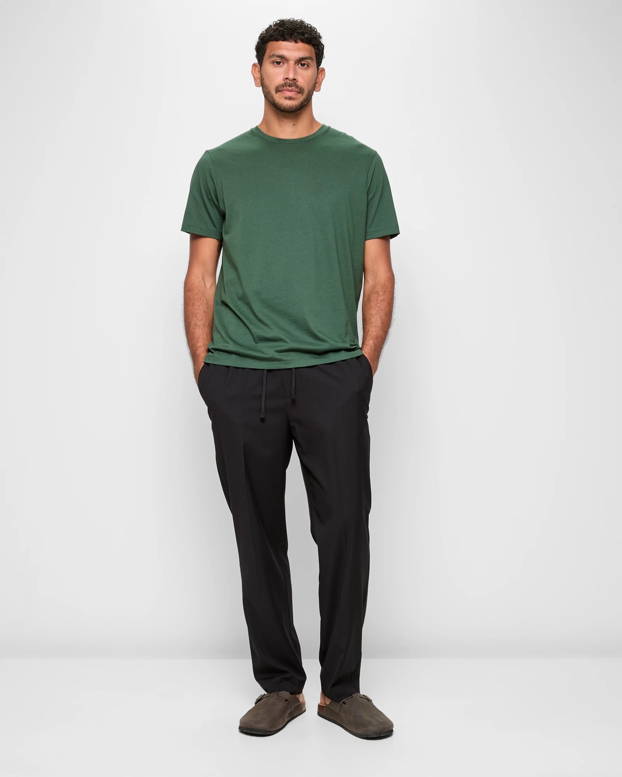 Relaxed Elastic Waist Pants - Preview 2 of 5