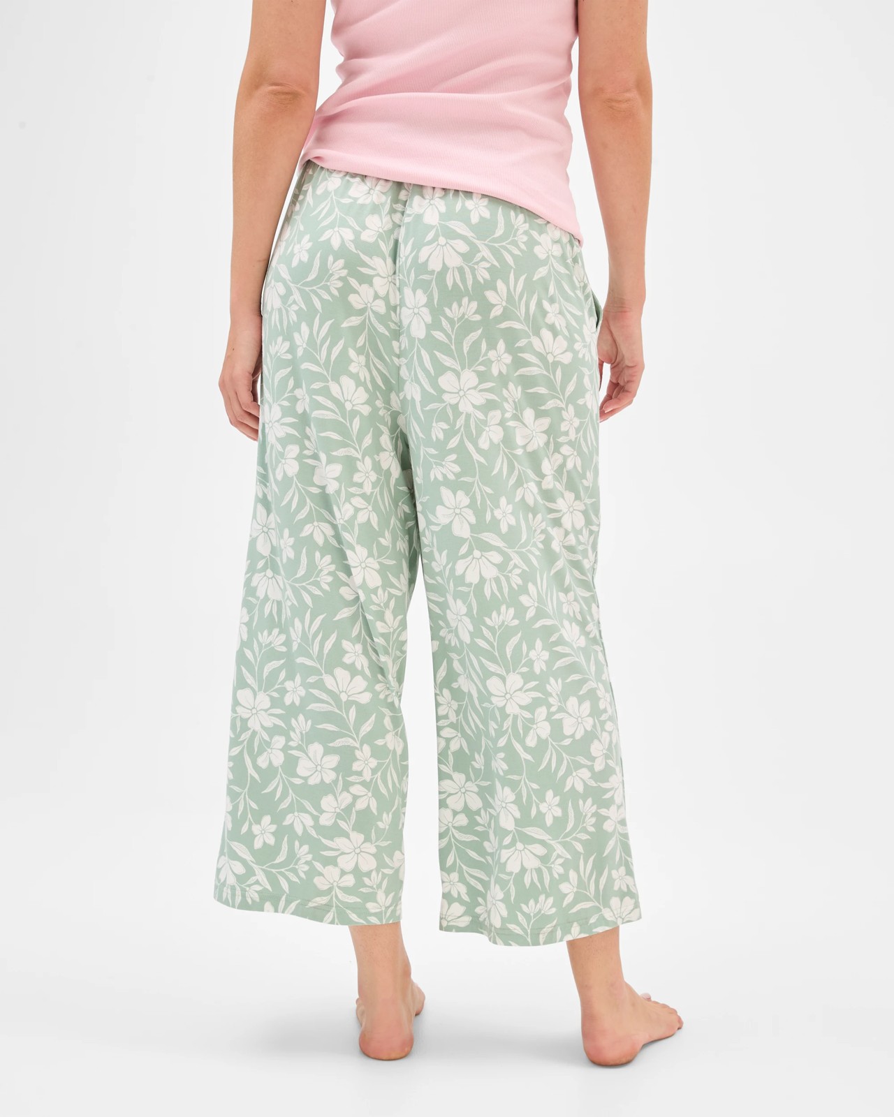 Soft Comfort Bamboo Culotte Sleep Pants 6 of 6