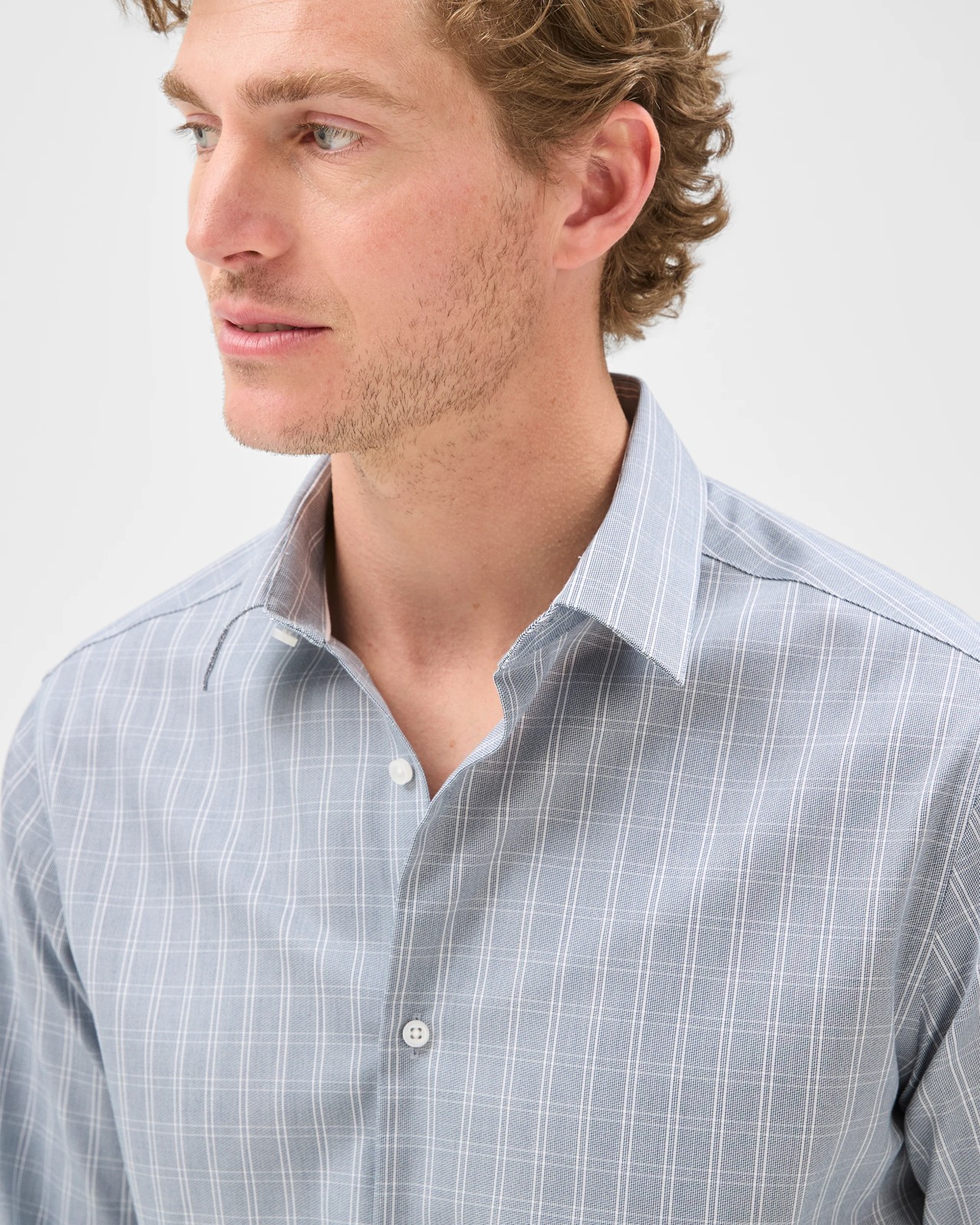 Preview Australian Cotton Non Iron Large Check Shirt 3 of 6