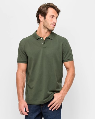 Australian Cotton Pique Polo Top