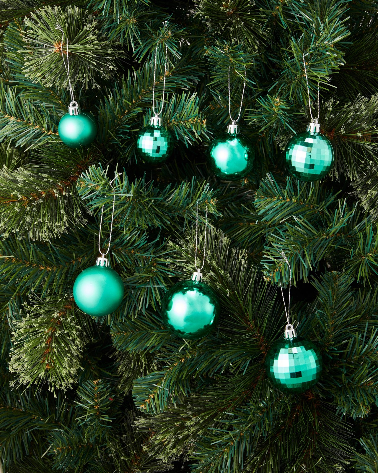 Anko 100 Pack Brights Baubles 4 of 5