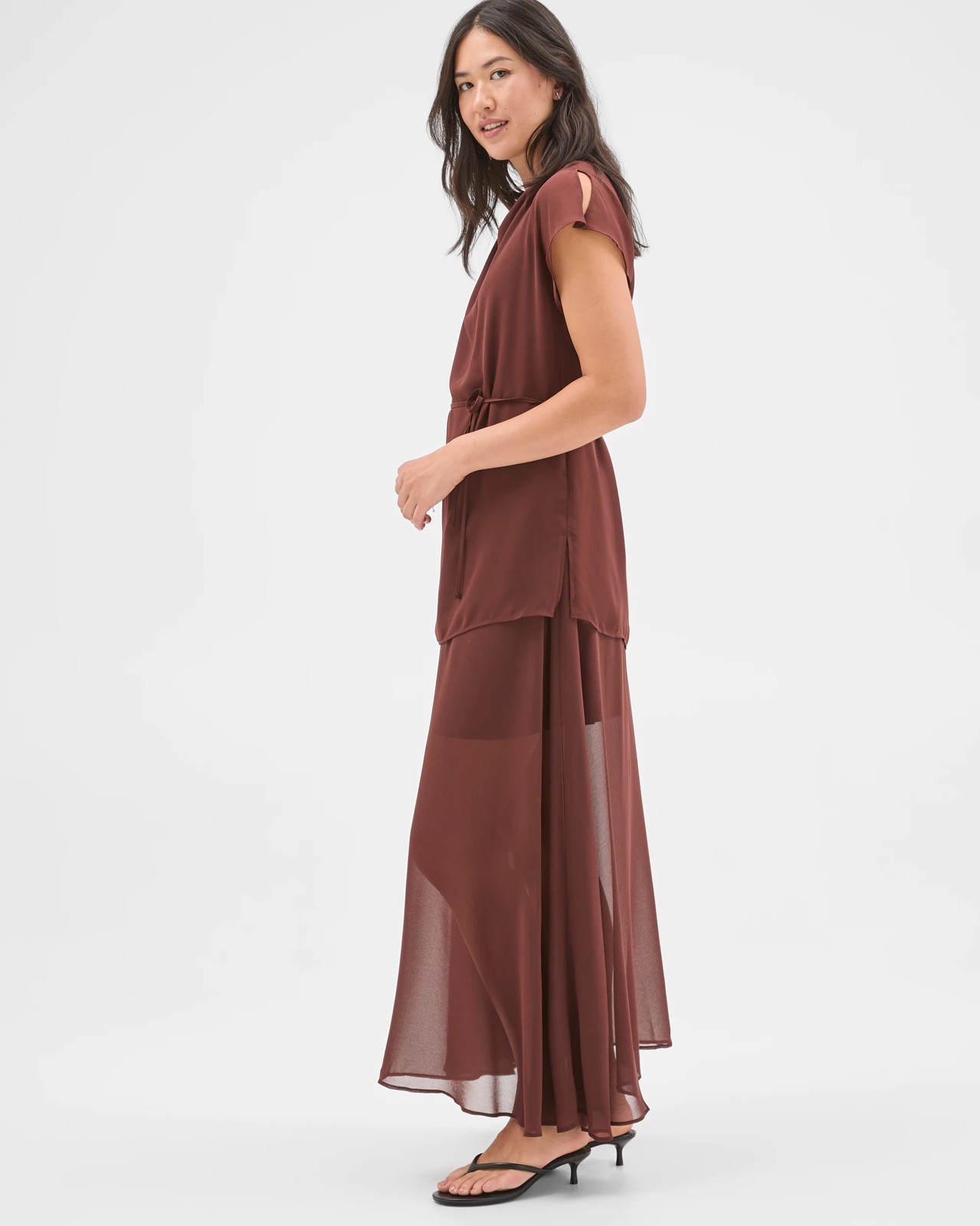 Preview Sheer Maxi Skirt 4 of 5