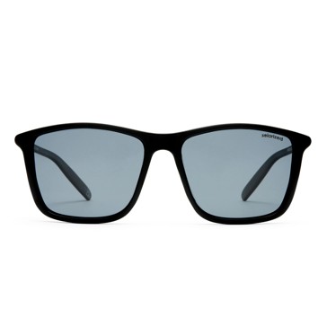 SOLORIZED® Deep Square Sunglasses, Matte Black