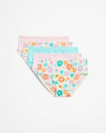 Girls Essential Brief 5 Pack