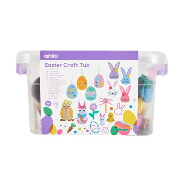 Easter Craft Tub, 159 Piece - Anko