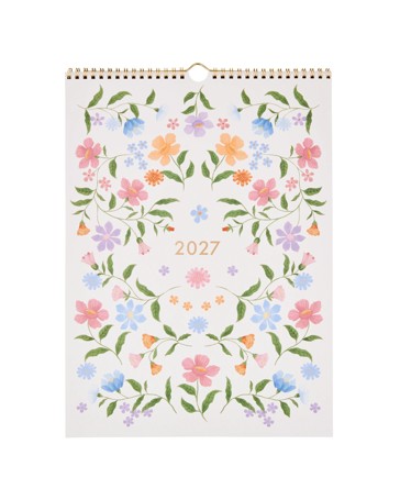 Anko 2027 Wall Flower Calendar