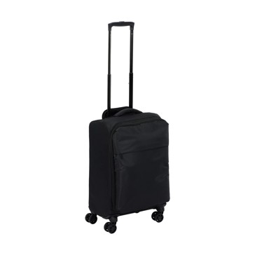 60cm 8 Wheels Lightweight Soft Case, Black - Anko