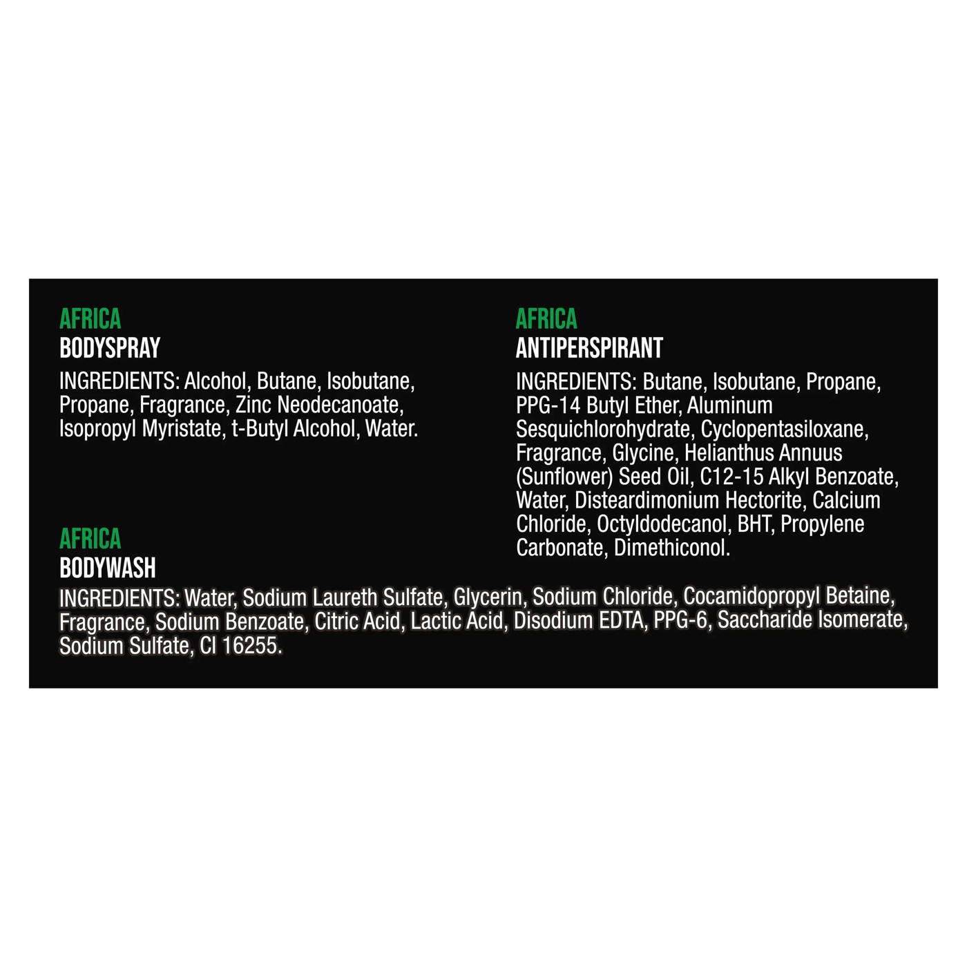 LYNX Africa Trio Gift Set 5 of 5