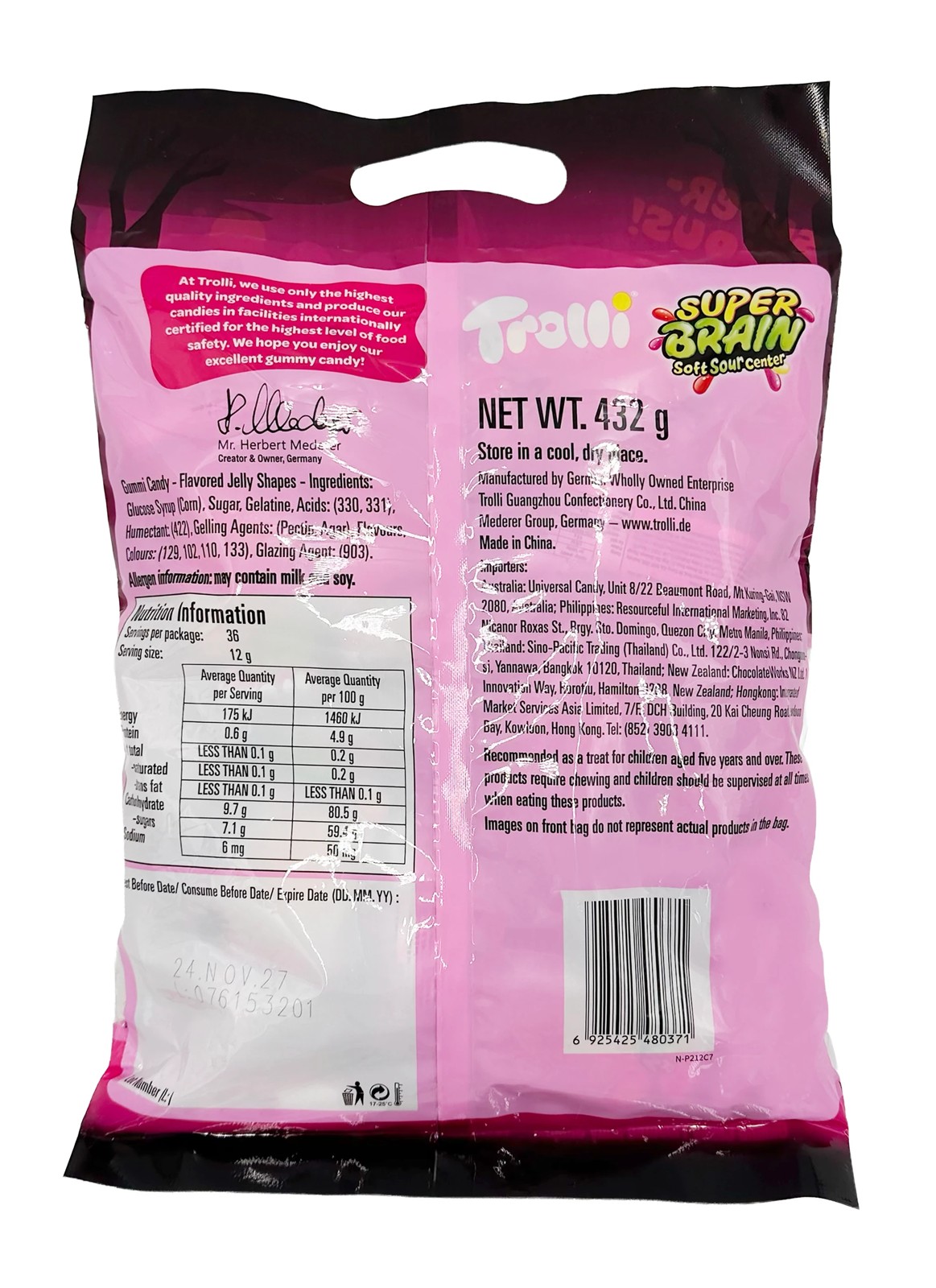 Trolli Super Brains 432g 2 of 2